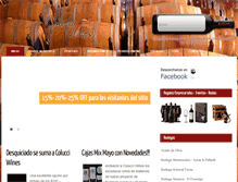 Tablet Screenshot of colucciwines.com.ar